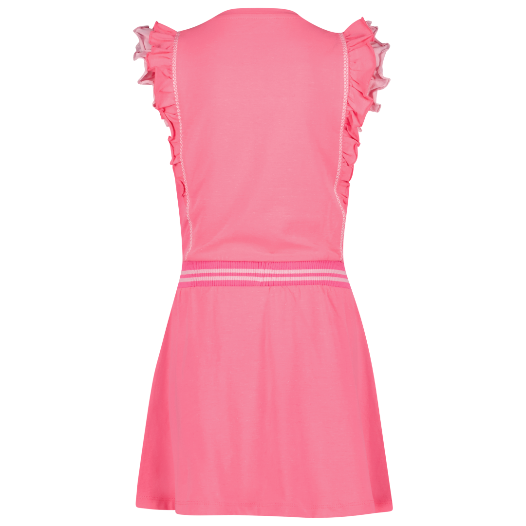 4president jurkje Devika neon roze achterkant
