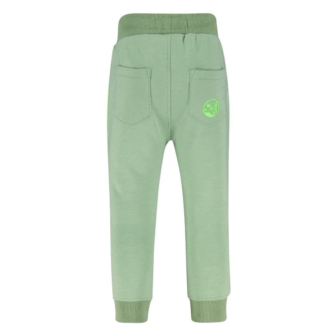 4president joggingbroek Carlos groen jongen achterkant