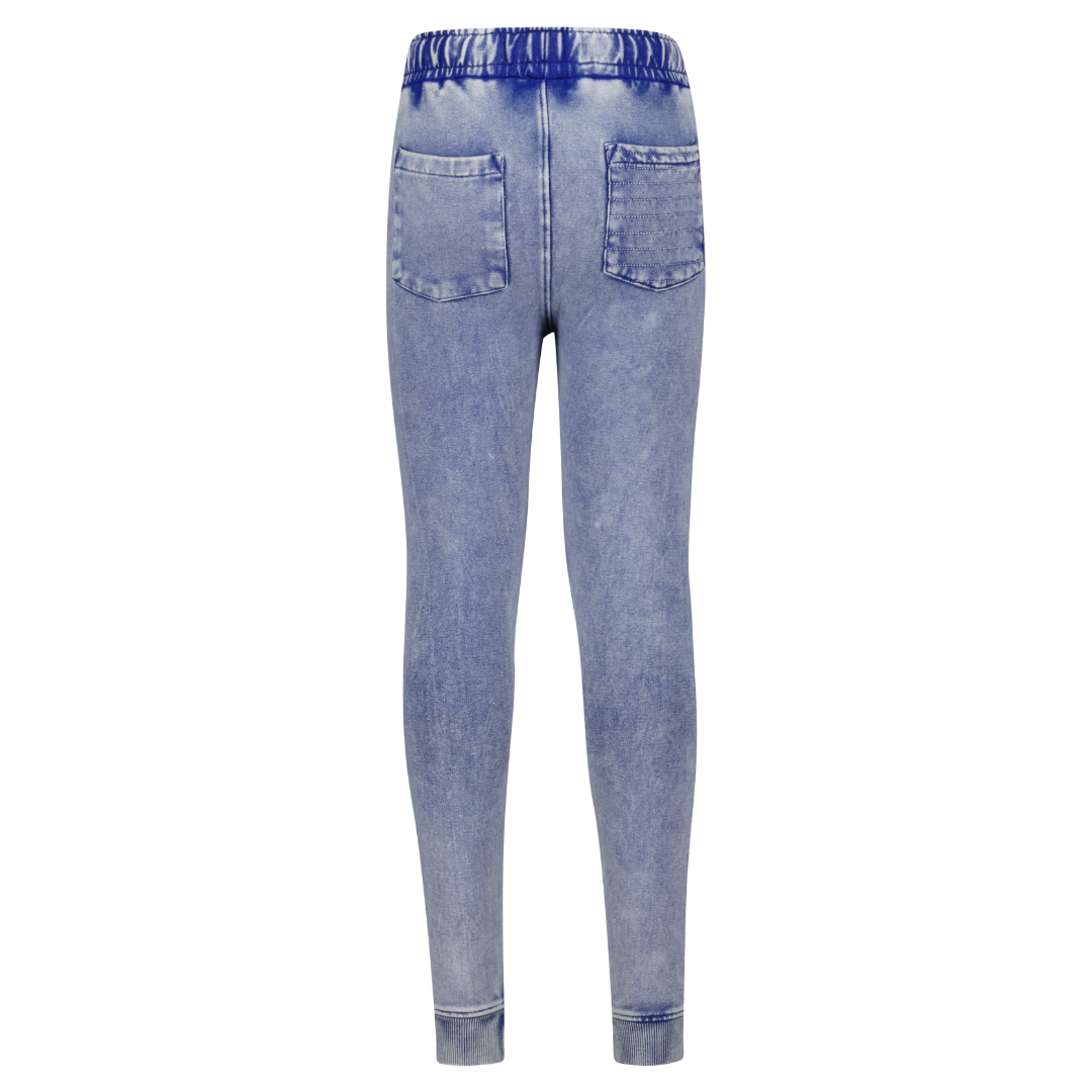 4president joggingbroek Philip Acid blauw jongen achterkant