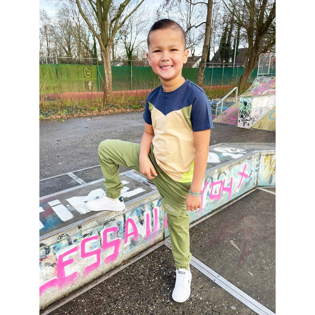 4president broek Kenny army green outfit