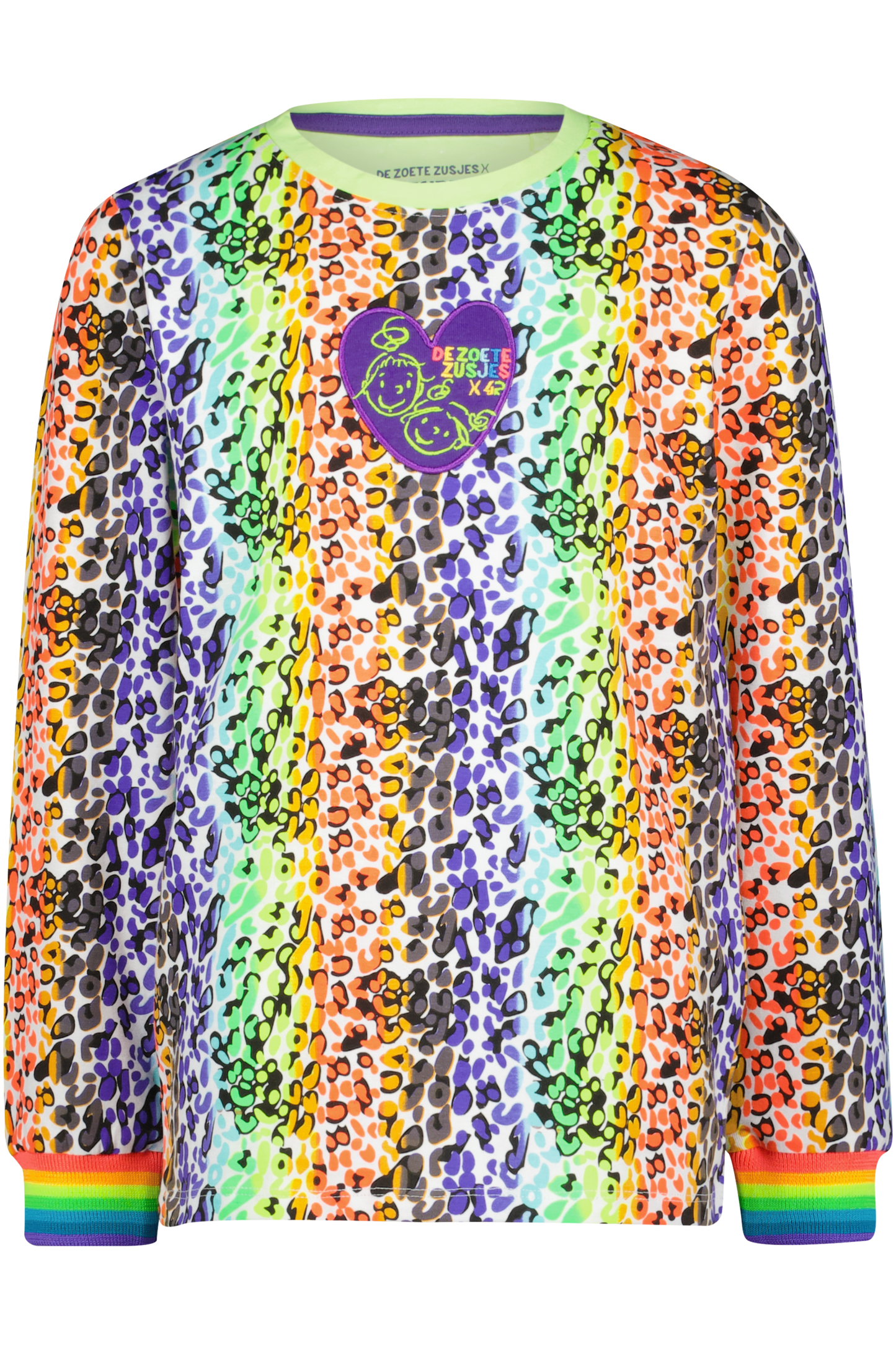 4president de zoete zusjes - Jip leopard aop