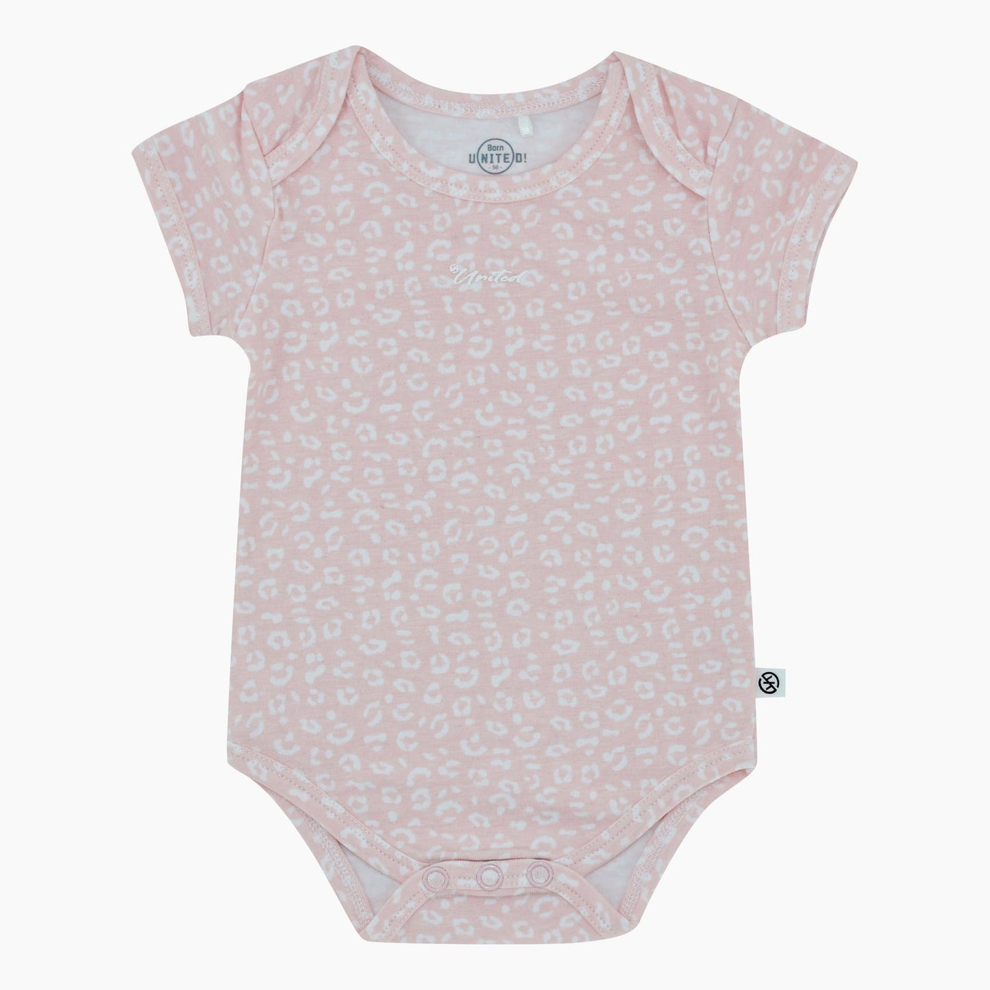 Born United - Romper roze cheetah print