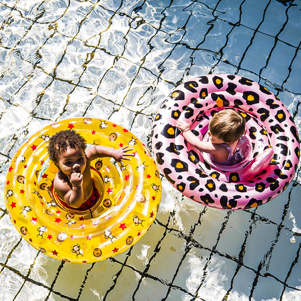 Baby Float Rosé Goud Panterprint 0-1 jaar