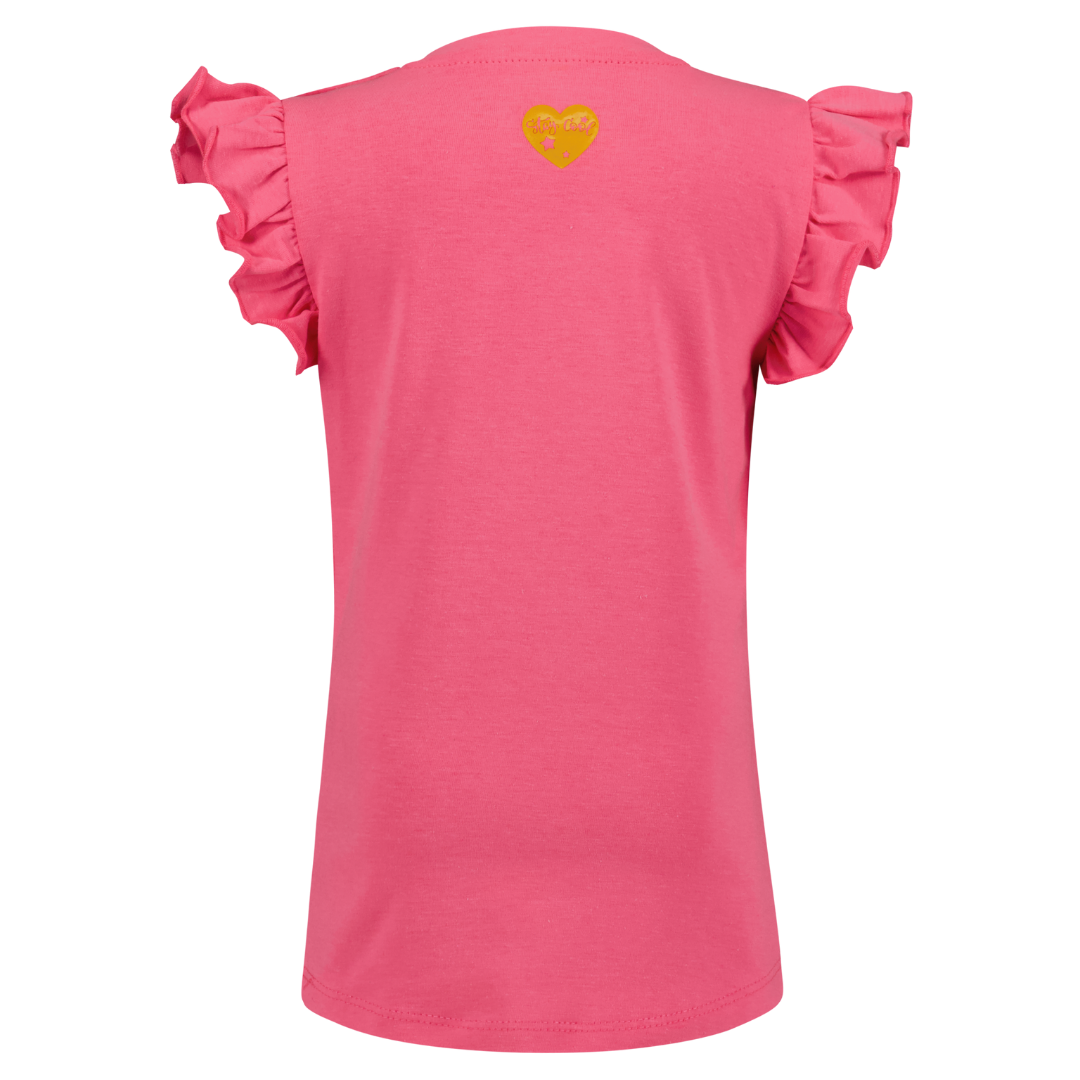 4President - T-shirt Cindy neon roze