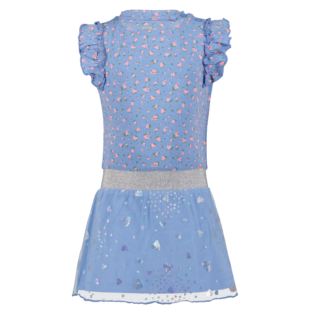 4president dress Libby Light Blue flowers