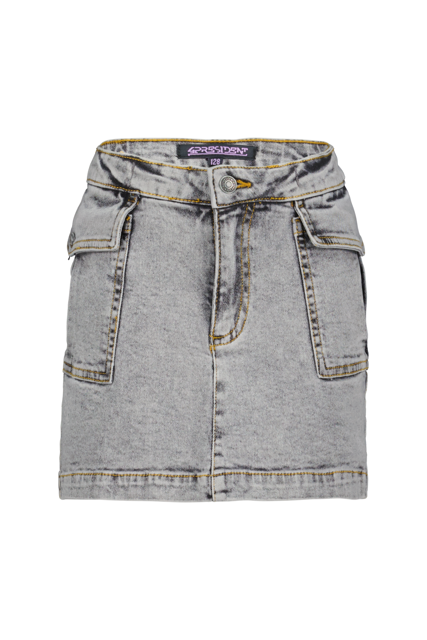 4president - Spijker rok Mitty Grey wash meisje