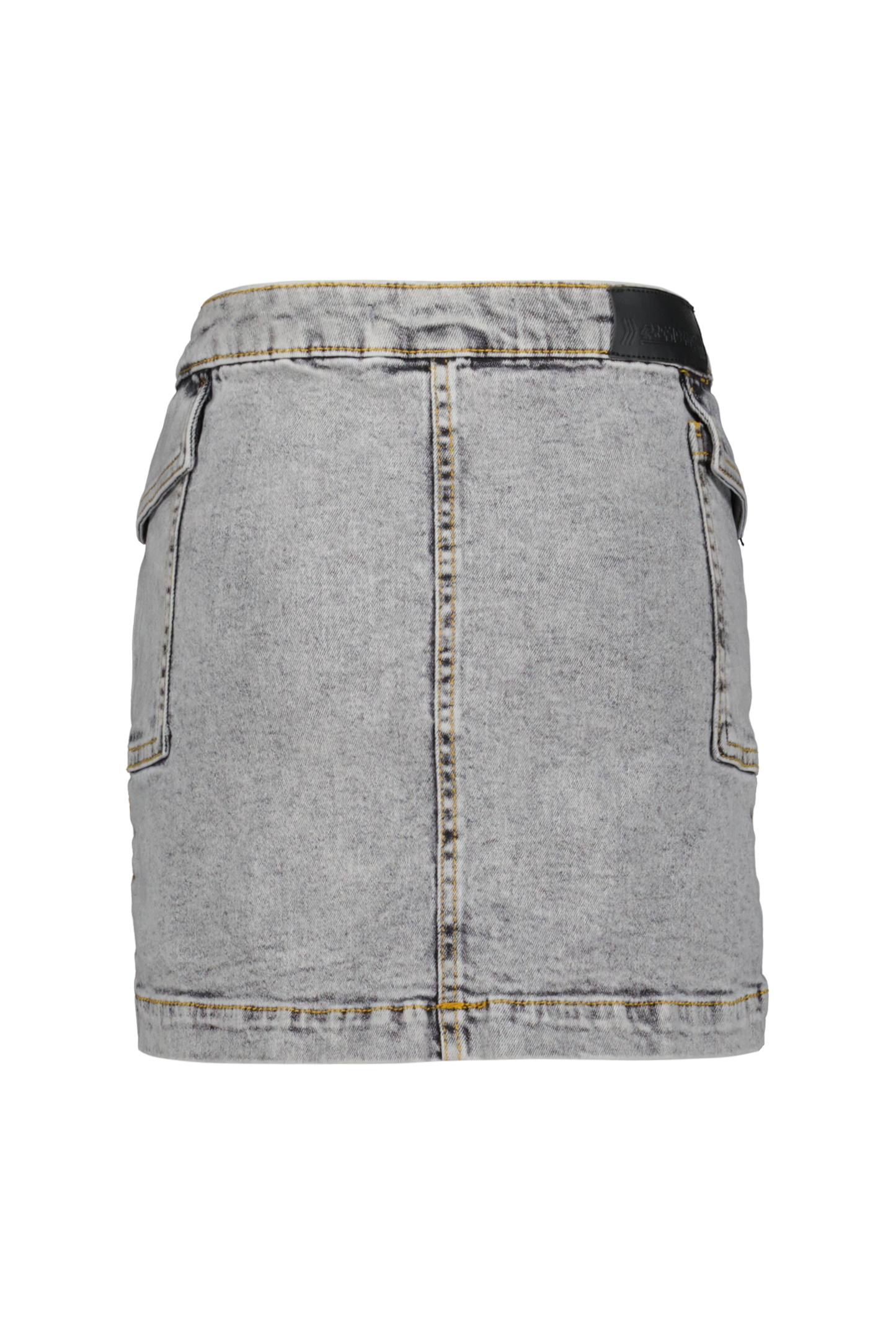 4president - Spijker rok Mitty Grey wash achterkant meisje