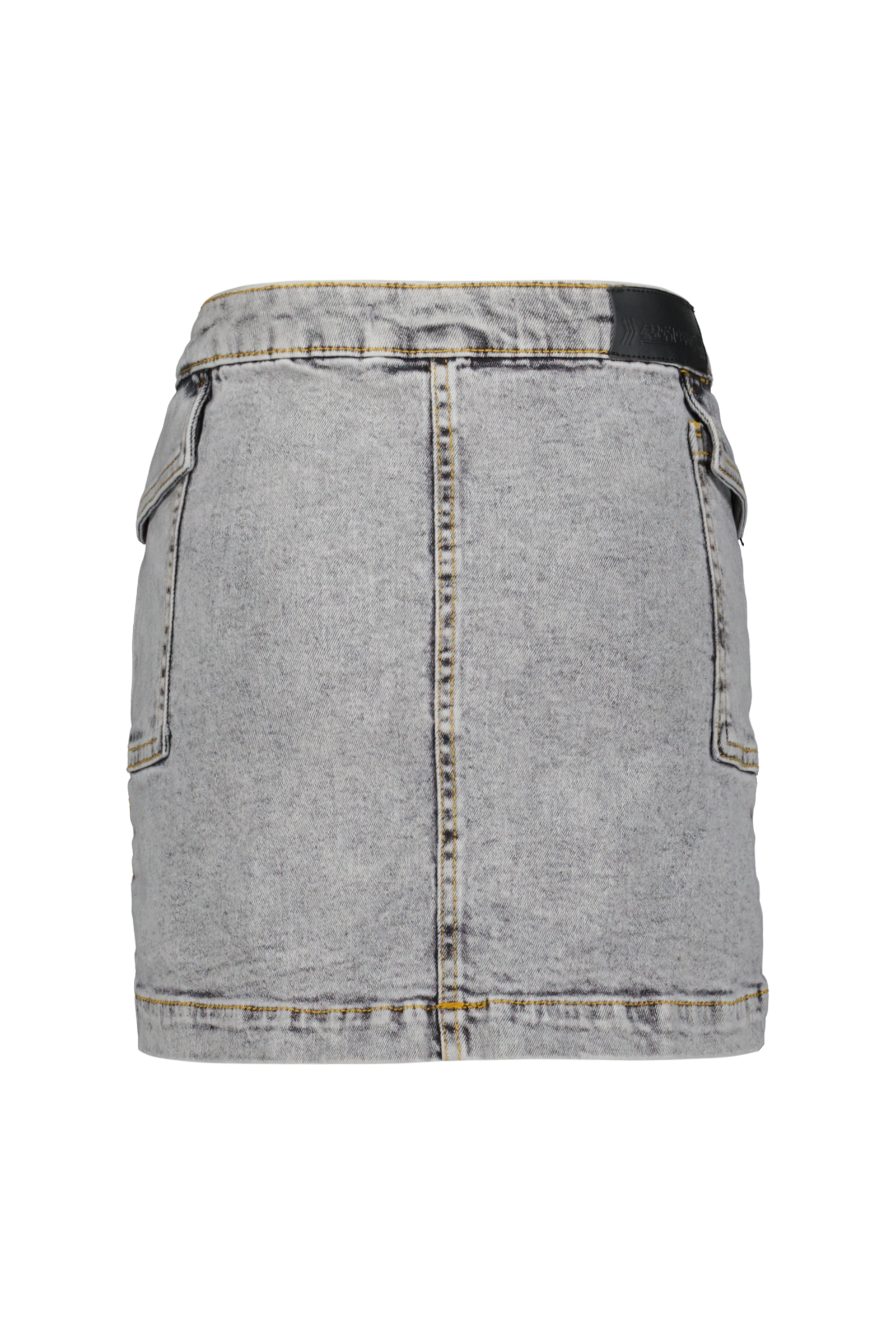 4president - Spijker rok Mitty Grey wash achterkant meisje
