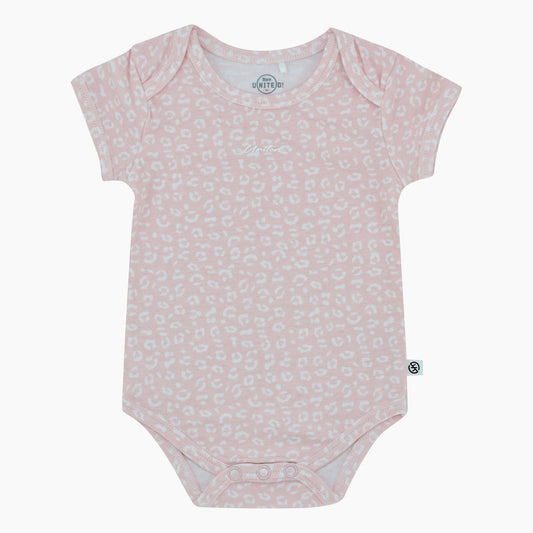 Born United - Romper roze cheetah print