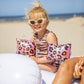 Swim Essentials - Rosé gouden panterprint zwembandjes 2-6 jaar