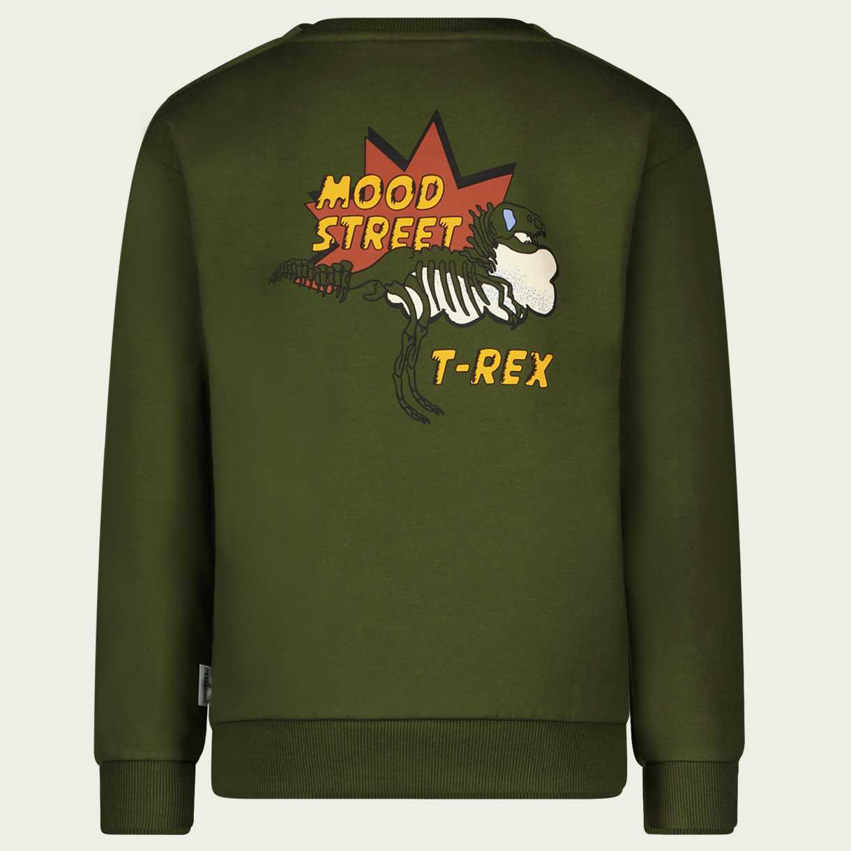 Moodstreet - Trui met t-rex rugprint