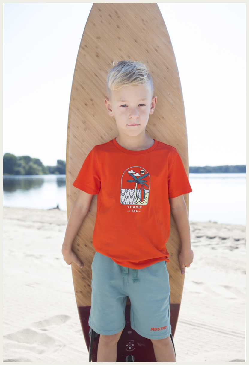 Moodstreet - T-shirt oranje